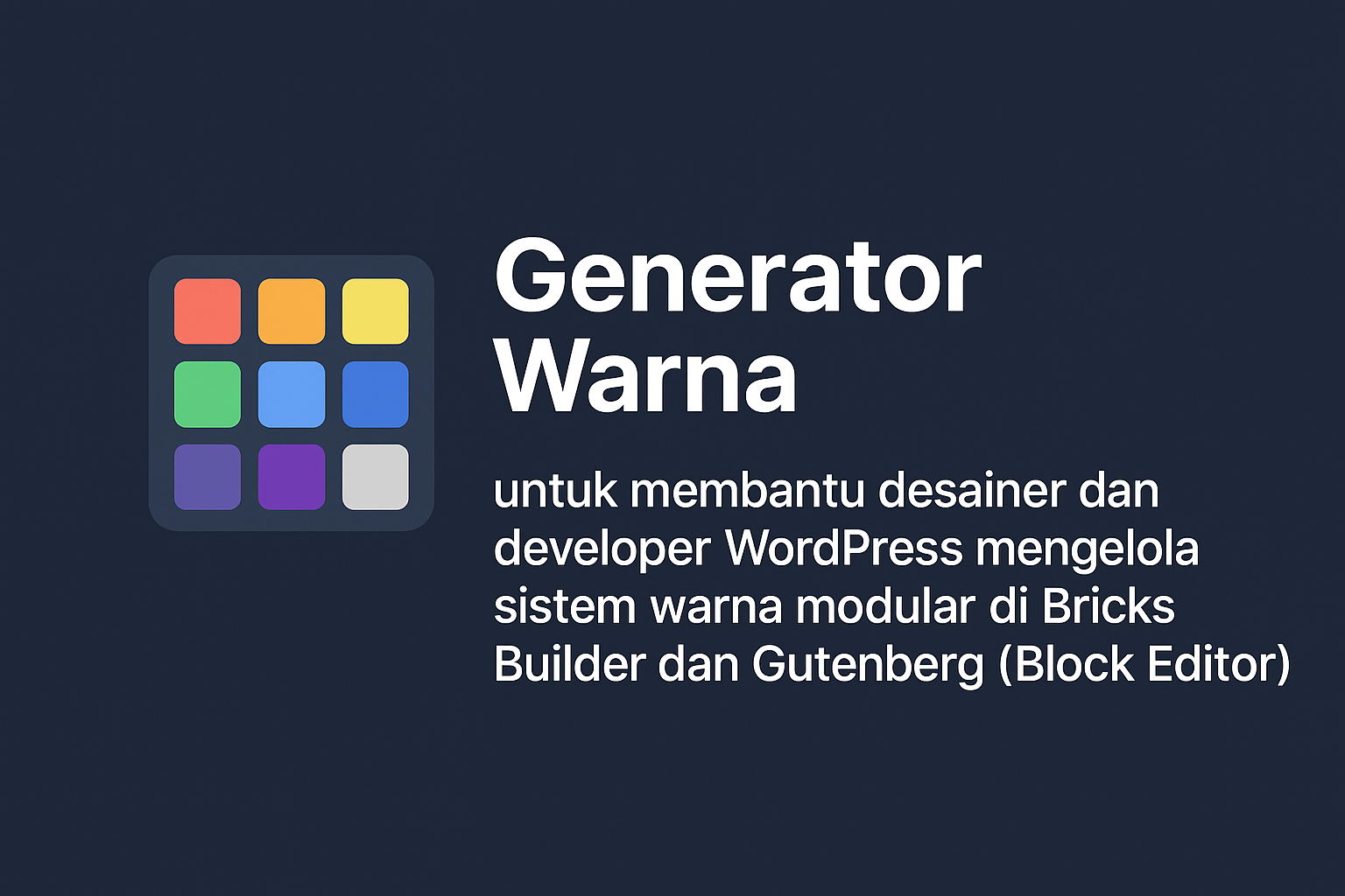 Generator Warna untuk membantu desainer dan devel…